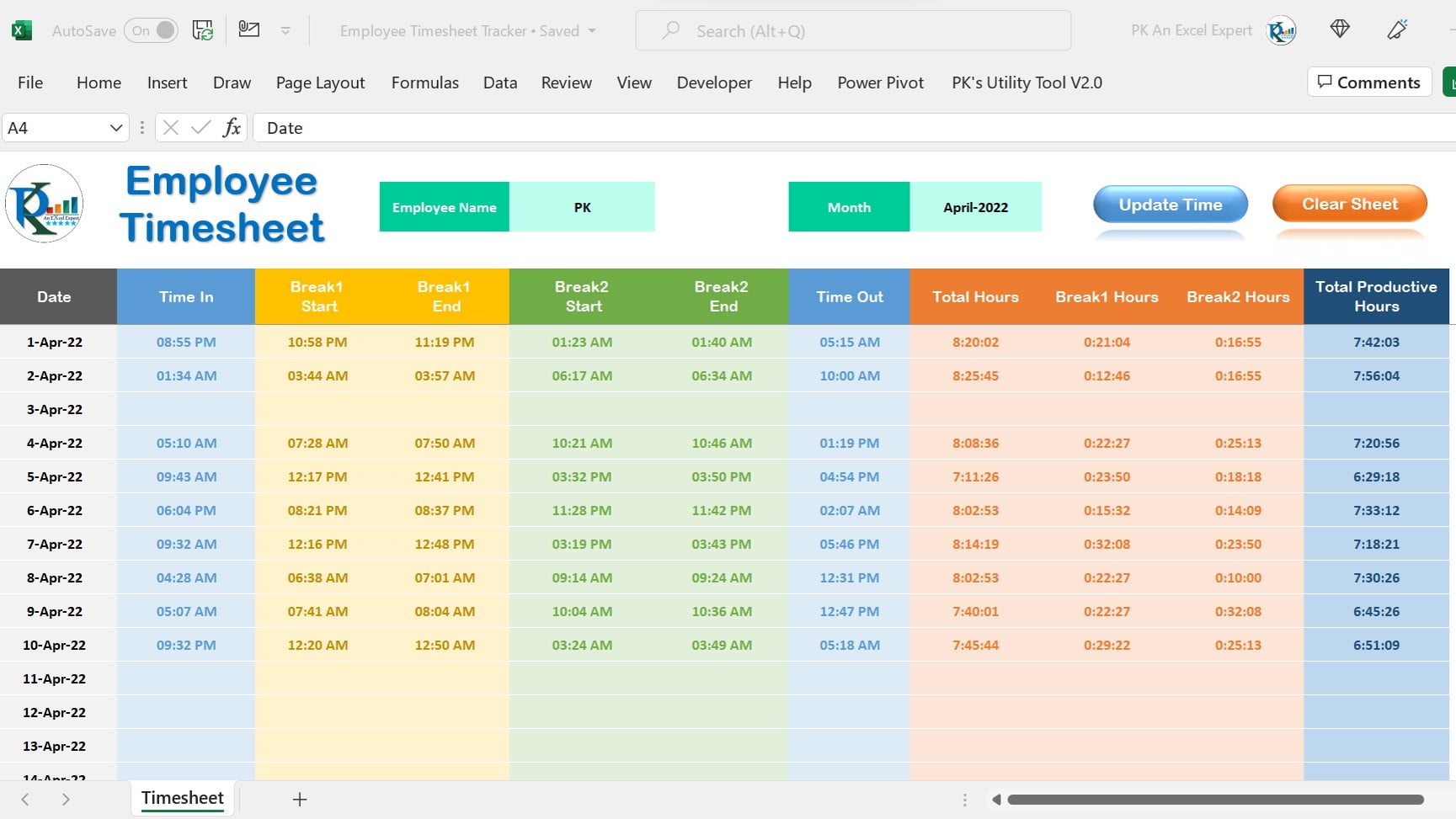 Cara Membuat Daftar Hadir Di Excel Panduanlengkap